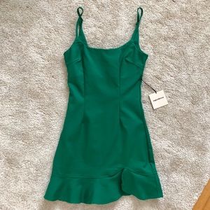 [SOLD] Brand New Low Back Ruffle Mini Dress